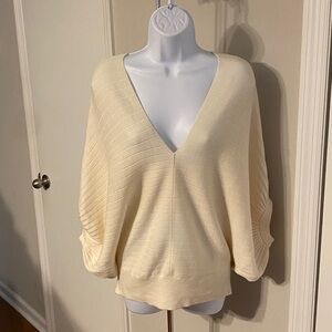 Club Monaco Sweater In Ivory Color